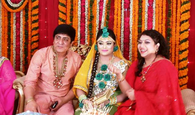 সাহারার গায়ে হলুদ