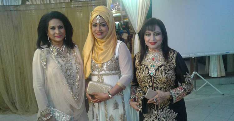 কাঞ্চনের মেয়ের বিয়েতে তিন নায়িকা