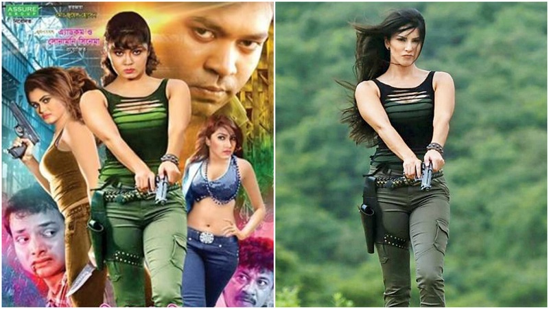 সানির শরীরে মৌসুমী হামিদের মাথা