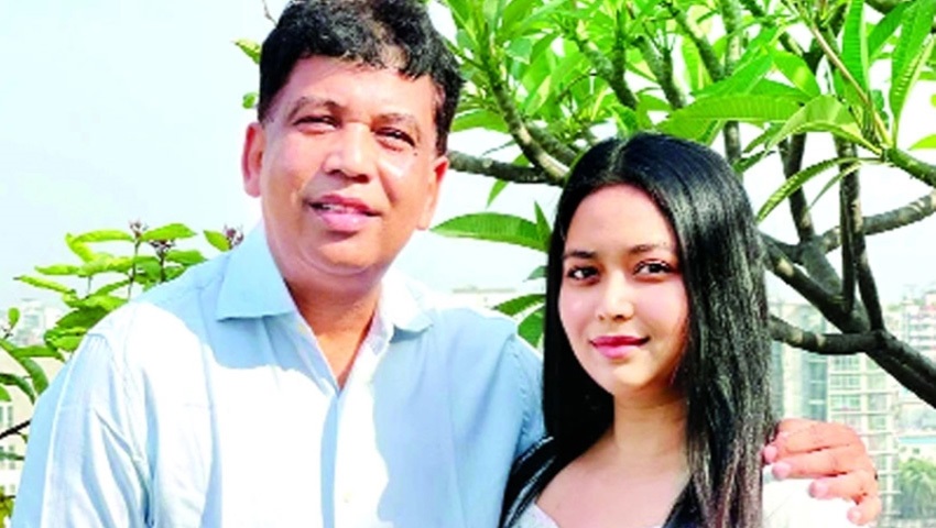 যাপিত জীবন: শুটিং চলছে বাবা-মেয়ের প্রথম ছবির