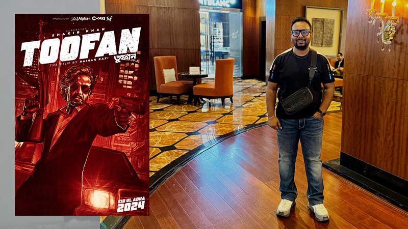 নব্বই দশকের গল্পে ‘তুফান’, রামোজি ফিল্ম সিটিতে তৈরি হচ্ছে সেট